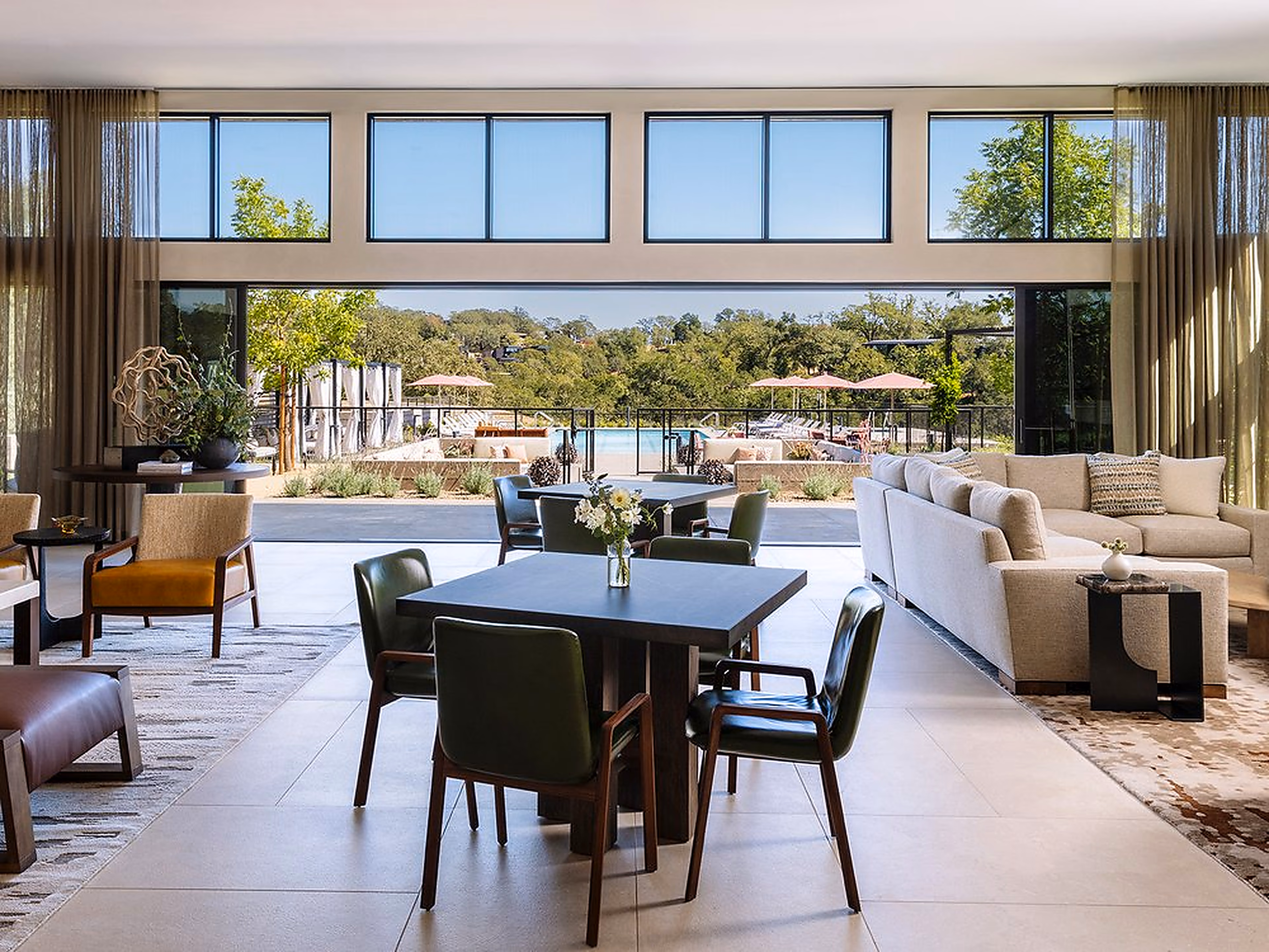 La Grange Window Coverings custom plantation shutters with 3.5-inch adjustable basswood louvers and hidden tilt rod installed in a Dry Creek Valley vineyard estate, Healdsburg CA 95448
