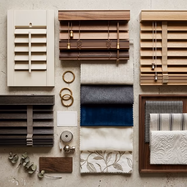 La Grange Window Coverings curated product lineup featuring Hunter Douglas shades, shutters, blinds, and drapery options for Sonoma County homes